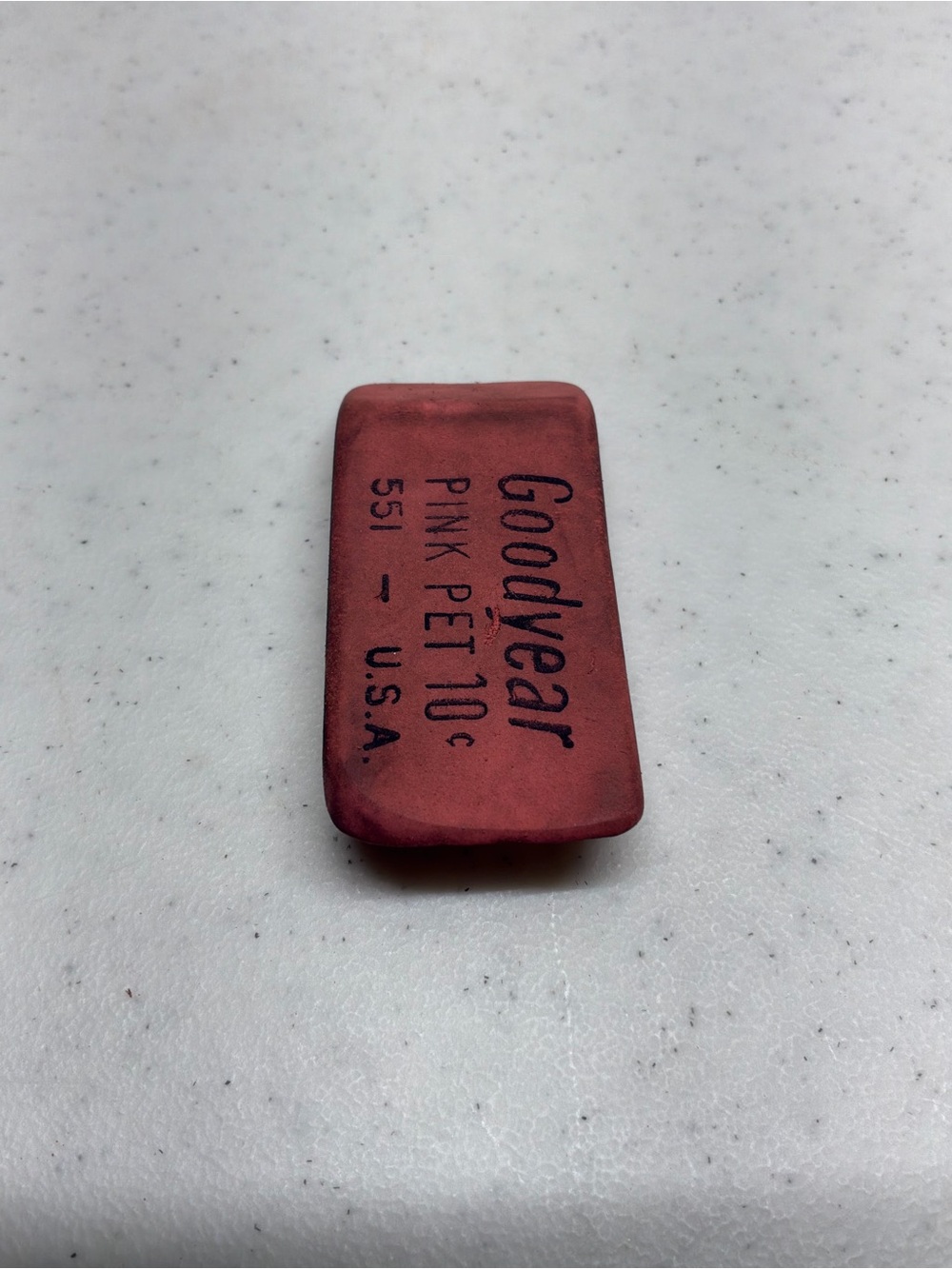 Goodyear Pink Pet 551 Eraser USA
